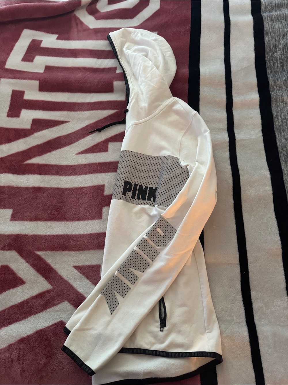 PINK reflective hoodie